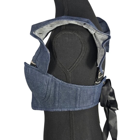 NWT Lavish by Daisy Corsets Dark Wash Denim Ruffle Underwire Corset Top | Small - Picture 2 of 7